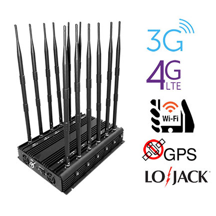 12 Antennen 3G/4GLTE/Wimax GPS LOJACK Blocker UHF / VHF Walkie-Talkie Signal  störsender