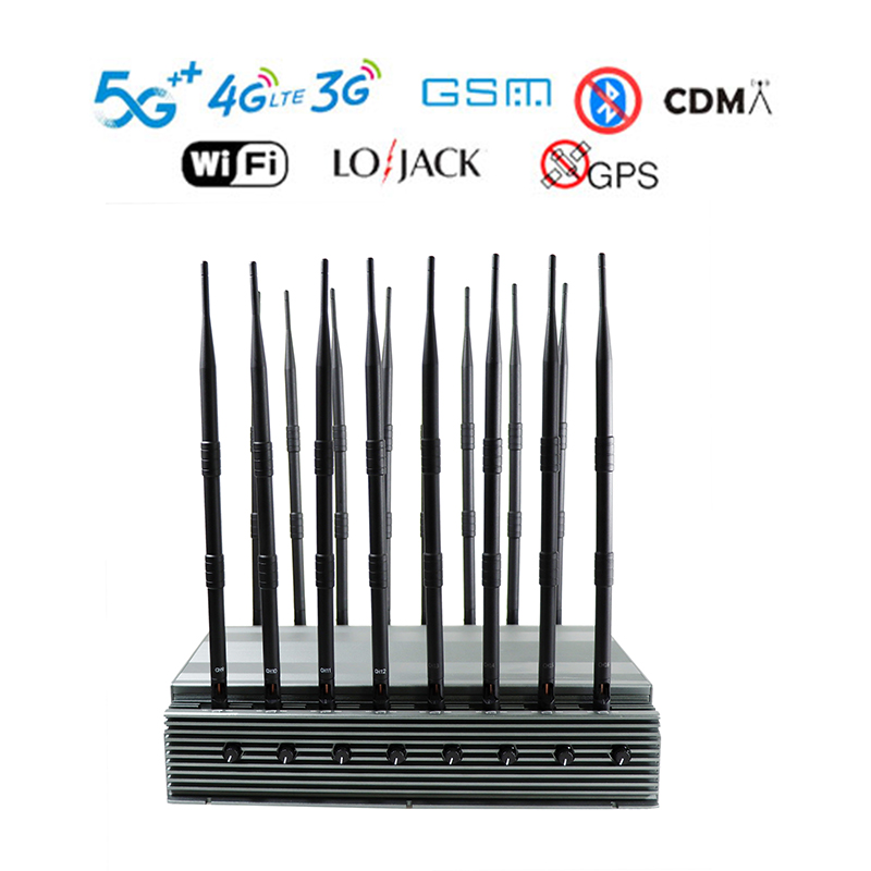 Brouilleur 12 antennes de telephone de signal wifi CDMA DCS GSM